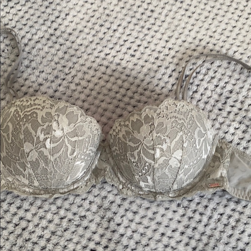 Pink bra